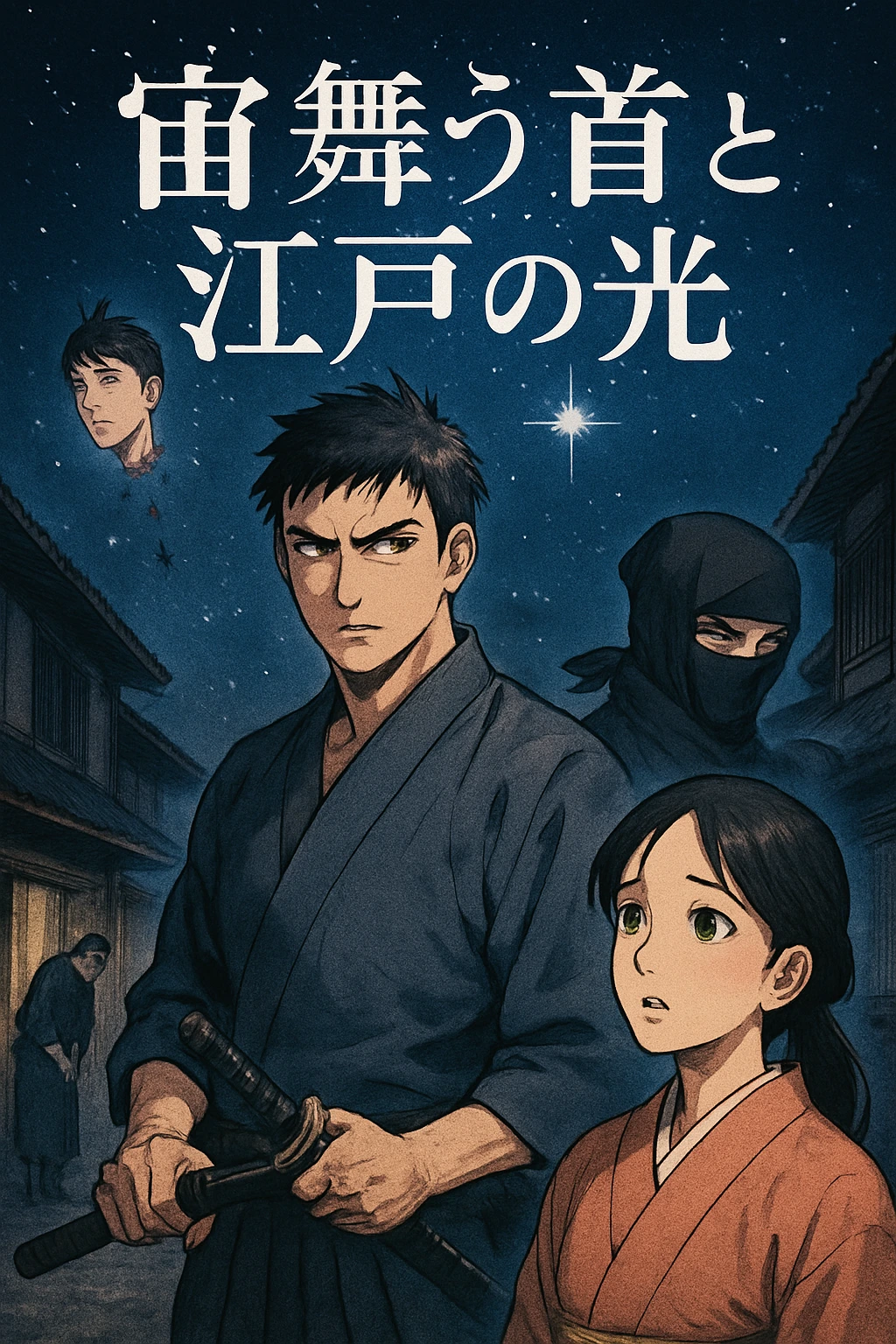 宙舞う首と江戸の光