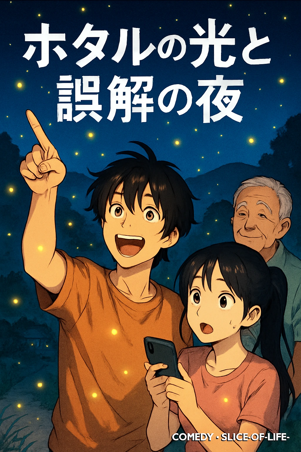 ホタルの光と誤解の夜
